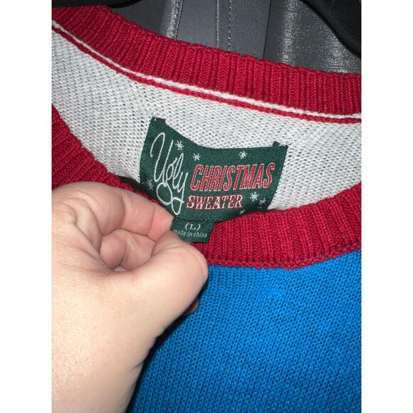 Ugly Christmas Sweater Xmas Size Large - Picture 2 of 3